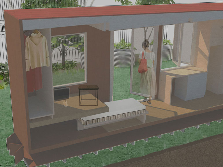 Render Tiny Home Less Campaign