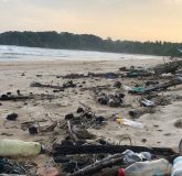 Rubbish on beach